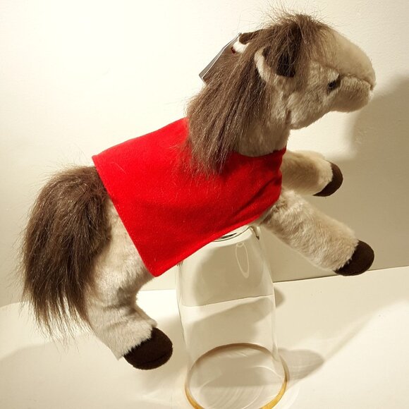 Wells Fargo Legendary Pony Hunter Plush Stuffed Animal With Red Blanket - Picture 7 of 11